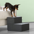 ZINUS Easy Pet Stairs, Pet Ramp, Pet Ladder, X-Small, Grey