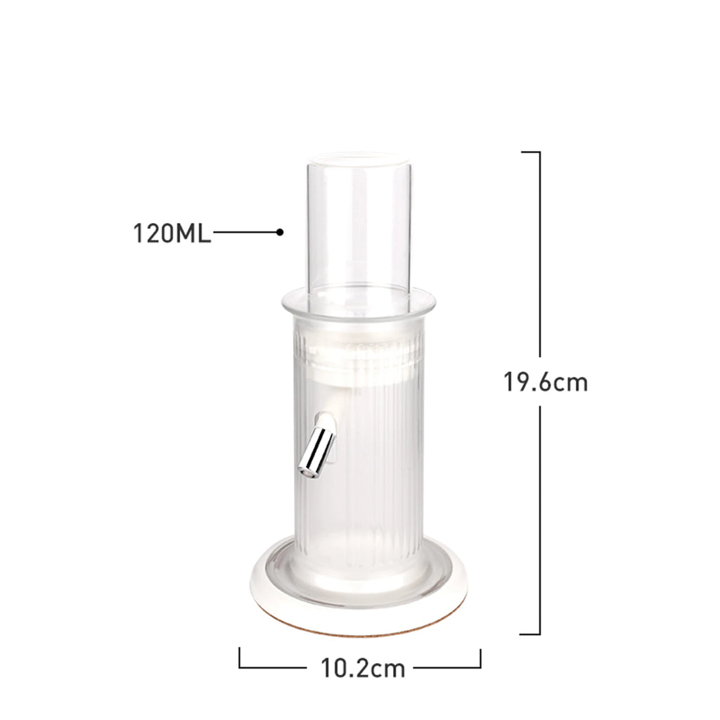 120Ml Hamster Water Dispenser Drinking Bottle Plastic Hanging Water Bottle Hedgehog Rabbit Automatic Water Dispenser