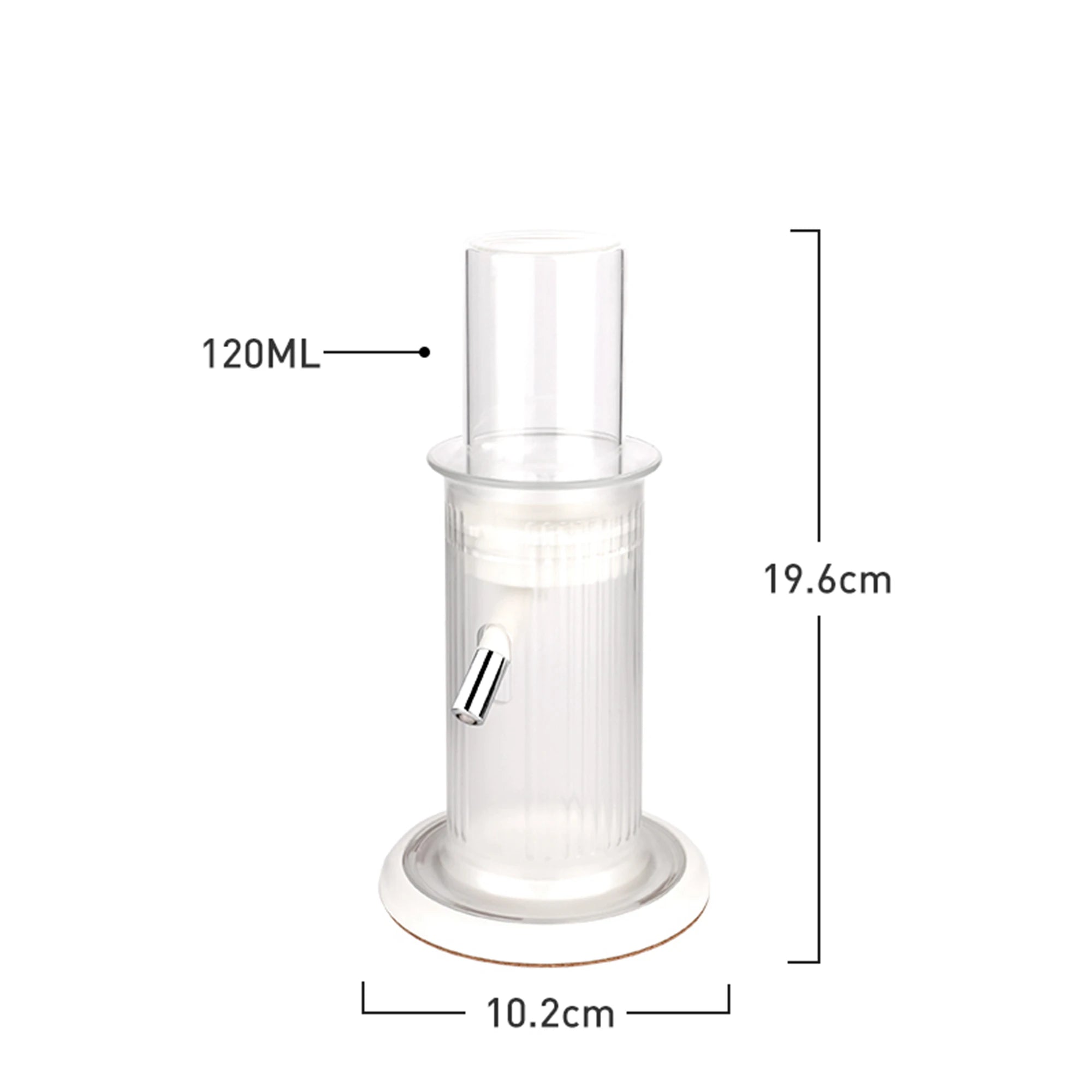 120Ml Hamster Water Dispenser Drinking Bottle Plastic Hanging Water Bottle Hedgehog Rabbit Automatic Water Dispenser
