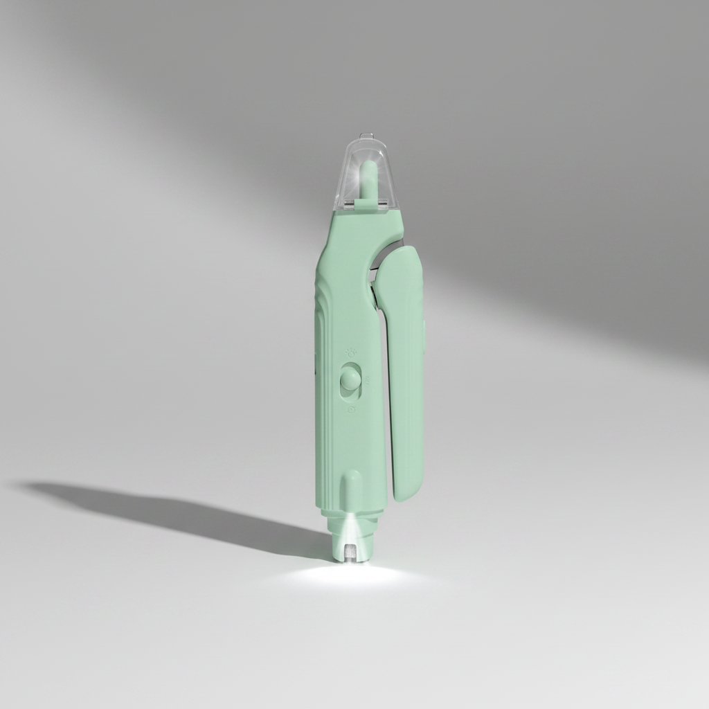Pet Nail Clipper Grey Background